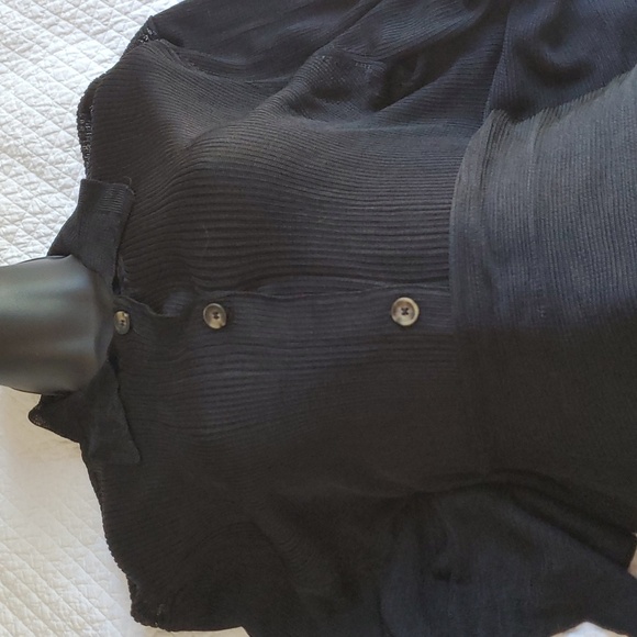 Free People Black Button-Up Top - Picture 5 of 16